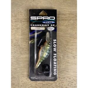 NOS Vintage Spro Prime 25 LURES Crankbaits NEW Perch